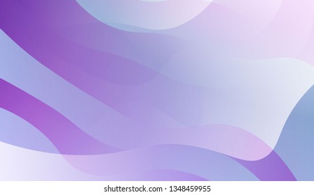 Abstract Wavy Background. Design For Cover Page, Poster, Banner Of Websites. Vector Illustration with Color Gradient