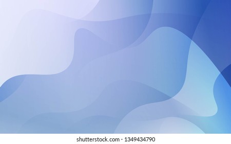 Abstract Wavy Background. Design For Cover Page, Poster, Banner Of Websites. Vector Illustration with Color Gradient