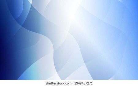 Abstract Wavy Background. Design For Cover Page, Poster, Banner Of Websites. Vector Illustration with Color Gradient