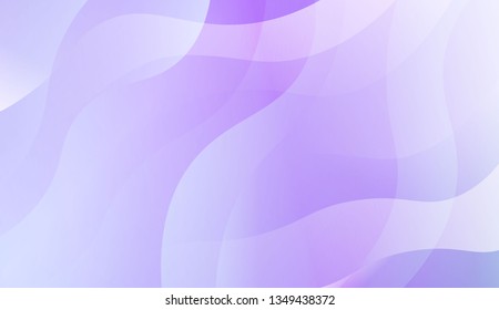 Abstract Wavy Background. Design For Cover Page, Poster, Banner Of Websites. Vector Illustration with Color Gradient