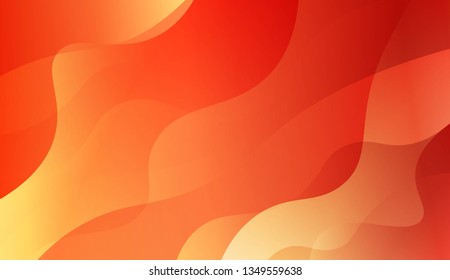 Abstract Wavy Background. Design For Cover Page, Poster, Banner Of Websites. Vector Illustration with Color Gradient