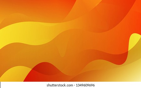 Abstract Wavy Background. Design For Cover Page, Poster, Banner Of Websites. Vector Illustration with Color Gradient