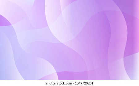 Abstract Wavy Background. Design For Cover Page, Poster, Banner Of Websites. Vector Illustration with Color Gradient