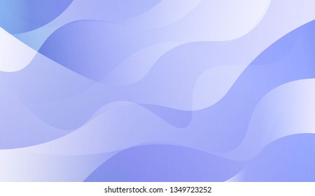 Abstract Wavy Background. Design For Cover Page, Poster, Banner Of Websites. Vector Illustration with Color Gradient