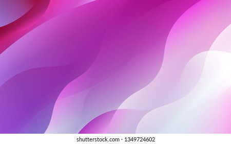 Abstract Wavy Background. Design For Cover Page, Poster, Banner Of Websites. Vector Illustration with Color Gradient