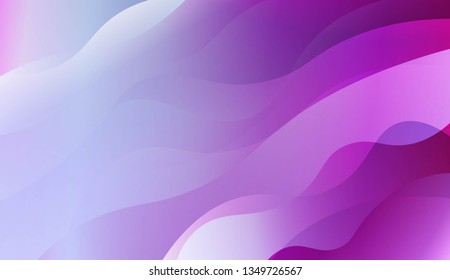 Abstract Wavy Background. Design For Cover Page, Poster, Banner Of Websites. Vector Illustration with Color Gradient