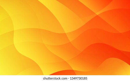 Abstract Wavy Background. Design For Cover Page, Poster, Banner Of Websites. Vector Illustration with Color Gradient
