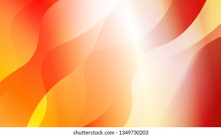 Abstract Wavy Background. Design For Cover Page, Poster, Banner Of Websites. Vector Illustration with Color Gradient
