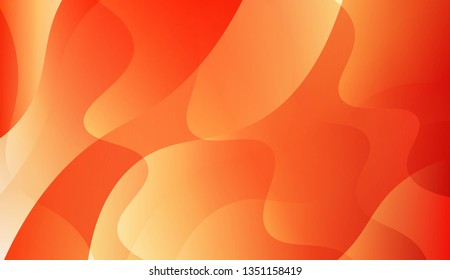 Abstract Wavy Background. Design For Cover Page, Poster, Banner Of Websites. Vector Illustration with Color Gradient