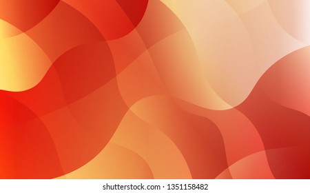 Abstract Wavy Background. Design For Cover Page, Poster, Banner Of Websites. Vector Illustration with Color Gradient