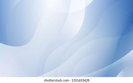 Abstract Wavy Background. Design For Cover Page, Poster, Banner Of Websites. Vector Illustration with Color Gradient