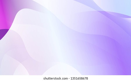Abstract Wavy Background. Design For Cover Page, Poster, Banner Of Websites. Vector Illustration with Color Gradient