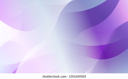 Abstract Wavy Background. Design For Cover Page, Poster, Banner Of Websites. Vector Illustration with Color Gradient