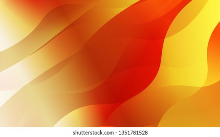 Abstract Wavy Background. Design For Cover Page, Poster, Banner Of Websites. Vector Illustration with Color Gradient