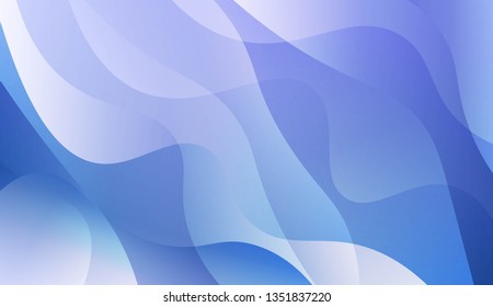 Abstract Wavy Background. Design For Cover Page, Poster, Banner Of Websites. Vector Illustration with Color Gradient
