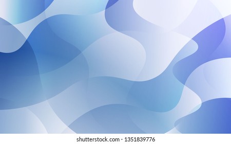 Abstract Wavy Background. Design For Cover Page, Poster, Banner Of Websites. Vector Illustration with Color Gradient
