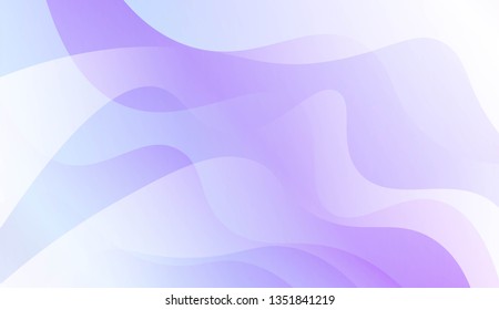 Abstract Wavy Background. Design For Cover Page, Poster, Banner Of Websites. Vector Illustration with Color Gradient