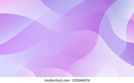 Abstract Wavy Background. Design For Cover Page, Poster, Banner Of Websites. Vector Illustration with Color Gradient