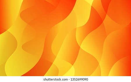 Abstract Wavy Background. Design For Cover Page, Poster, Banner Of Websites. Vector Illustration with Color Gradient