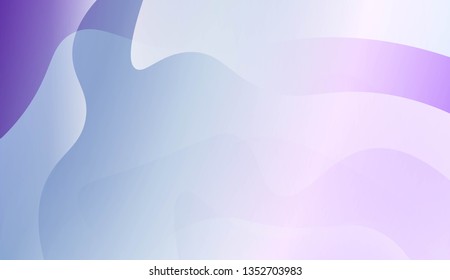 Abstract Wavy Background. Design For Cover Page, Poster, Banner Of Websites. Vector Illustration with Color Gradient