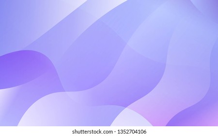 Abstract Wavy Background. Design For Cover Page, Poster, Banner Of Websites. Vector Illustration with Color Gradient