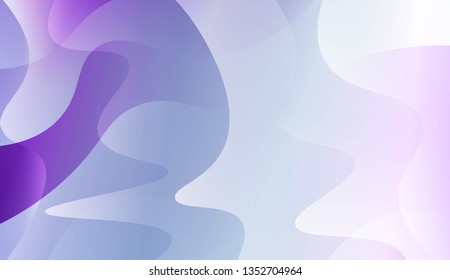 Abstract Wavy Background. Design For Cover Page, Poster, Banner Of Websites. Vector Illustration with Color Gradient