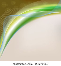 Abstract wavy background for design. EPS10