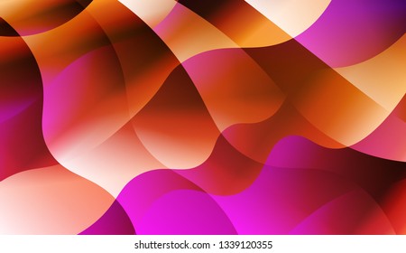 Abstract Wavy Background. For Design Flyer, Banner, Landing Page. Vector Illustration with Color Gradient.