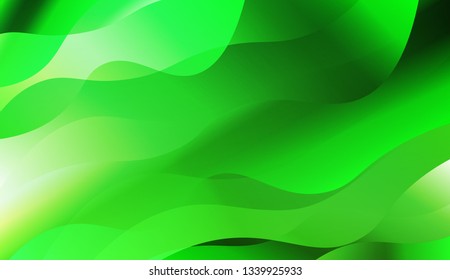 Abstract Wavy Background. For Design Flyer, Banner, Landing Page. Vector Illustration with Color Gradient.