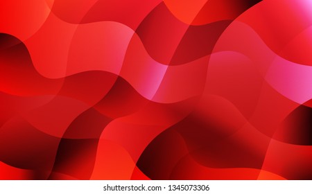Abstract Wavy Background. For Design Flyer, Banner, Landing Page. Vector Illustration with Color Gradient.
