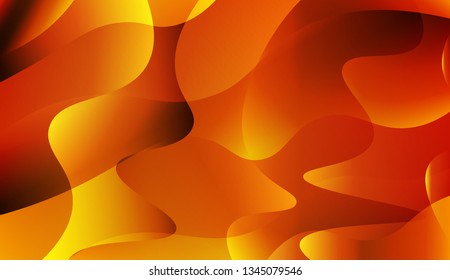 Abstract Wavy Background. For Design Flyer, Banner, Landing Page. Vector Illustration with Color Gradient.