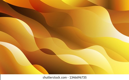 Abstract Wavy Background. For Design Flyer, Banner, Landing Page. Vector Illustration with Color Gradient.