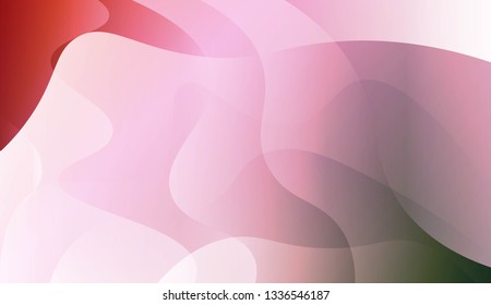 Abstract Wavy Background. For Design, Presentation, Business. Vector Illustration with Color Gradient