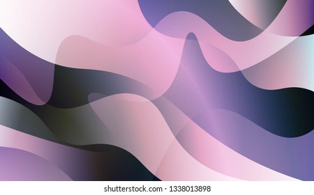 Abstract Wavy Background. For Design, Presentation, Business. Vector Illustration with Color Gradient
