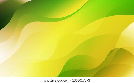 Abstract Wavy Background. For Design, Presentation, Business. Vector Illustration with Color Gradient