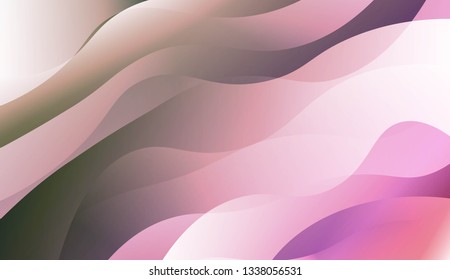 Abstract Wavy Background. For Design, Presentation, Business. Vector Illustration with Color Gradient