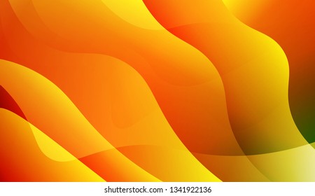 Abstract Wavy Background. For Design, Presentation, Business. Vector Illustration with Color Gradient