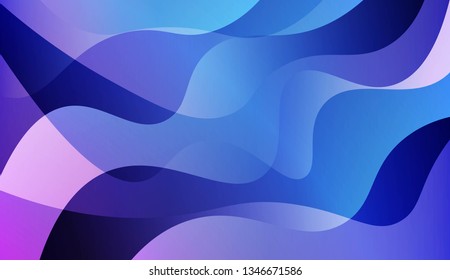 Abstract Wavy Background. For Design, Presentation, Business. Vector Illustration with Color Gradient