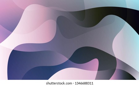 Abstract Wavy Background. For Design, Presentation, Business. Vector Illustration with Color Gradient
