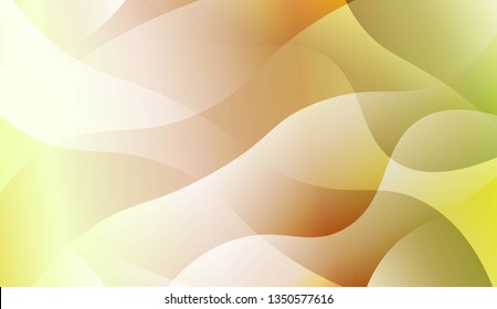 Abstract Wavy Background. For Design, Presentation, Business. Vector Illustration with Color Gradient