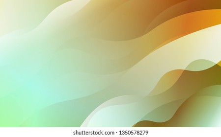 Abstract Wavy Background. For Design, Presentation, Business. Vector Illustration with Color Gradient