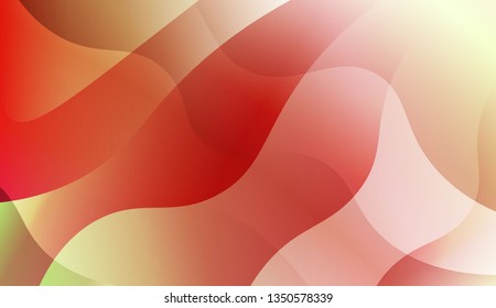 Abstract Wavy Background. For Design, Presentation, Business. Vector Illustration with Color Gradient