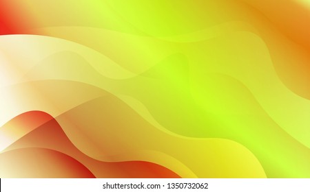 Abstract Wavy Background. For Design, Presentation, Business. Vector Illustration with Color Gradient
