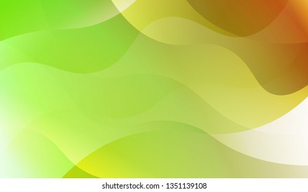 Abstract Wavy Background. For Design, Presentation, Business. Vector Illustration with Color Gradient