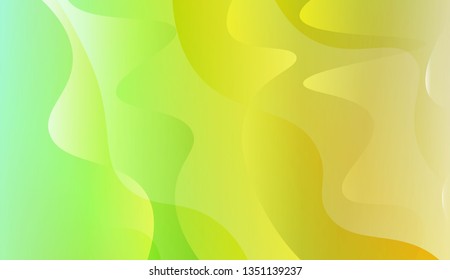 Abstract Wavy Background. For Design, Presentation, Business. Vector Illustration with Color Gradient