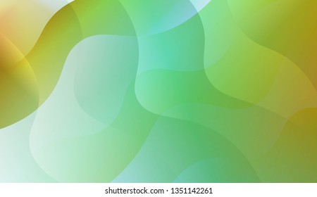 Abstract Wavy Background. For Design, Presentation, Business. Vector Illustration with Color Gradient