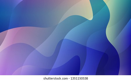 Abstract Wavy Background. For Design, Presentation, Business. Vector Illustration with Color Gradient