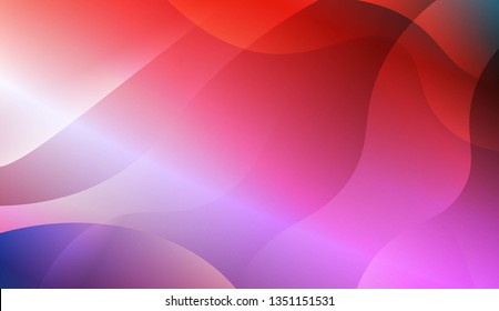 Abstract Wavy Background. For Design, Presentation, Business. Vector Illustration with Color Gradient