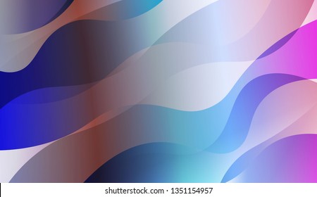 Abstract Wavy Background. For Design, Presentation, Business. Vector Illustration with Color Gradient