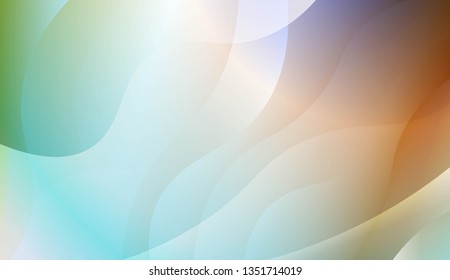 Abstract Wavy Background. For Design, Presentation, Business. Vector Illustration with Color Gradient